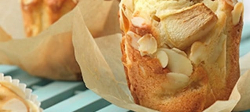 MUFFINS DE MANZANA Y AVENA
