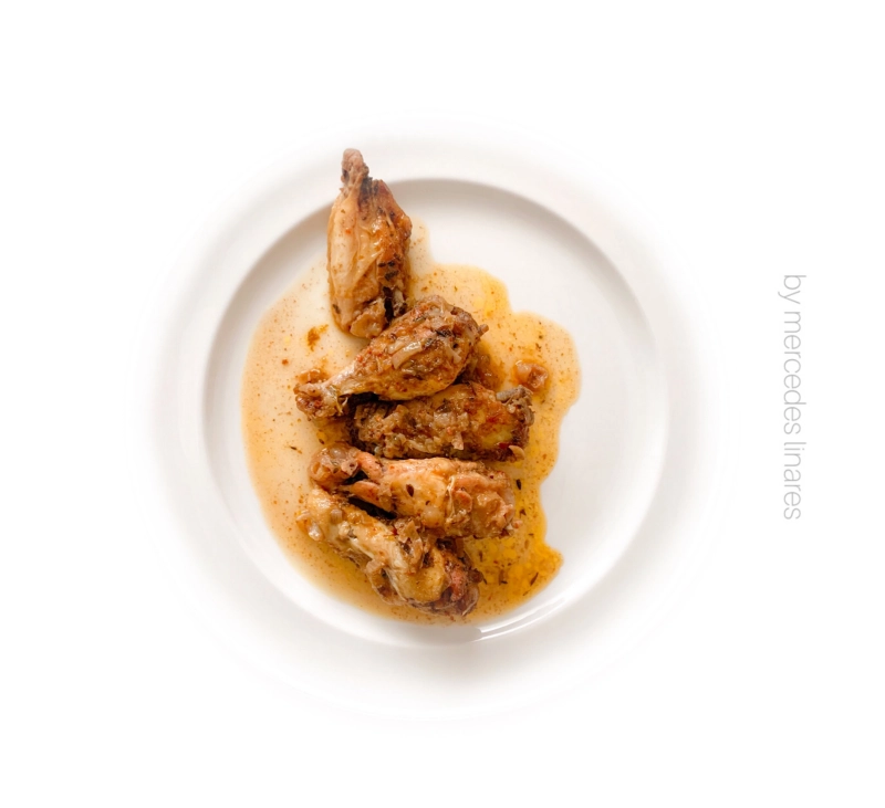 Alitas de pollo al horno estilo cajún.