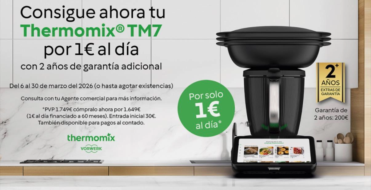 Lo caro es no tenerla: estrena tu Thermomix por 1€ al día