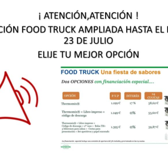 Ampliación edición Food Truck