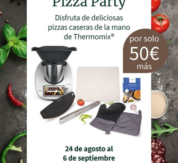 Pizza casera, con Thermomix® y la edición PIZZA PARTY