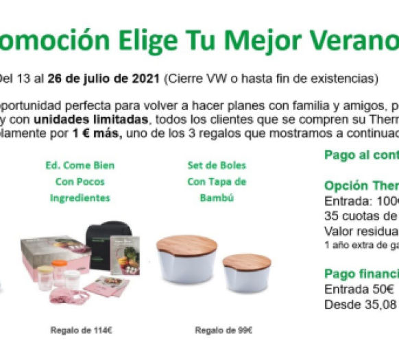 Elige tu verano Thermomix® , por 1€