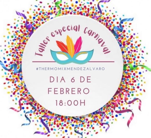 Carnaval, clase de cocina en directo en Thermomix Méndez Álvaro
